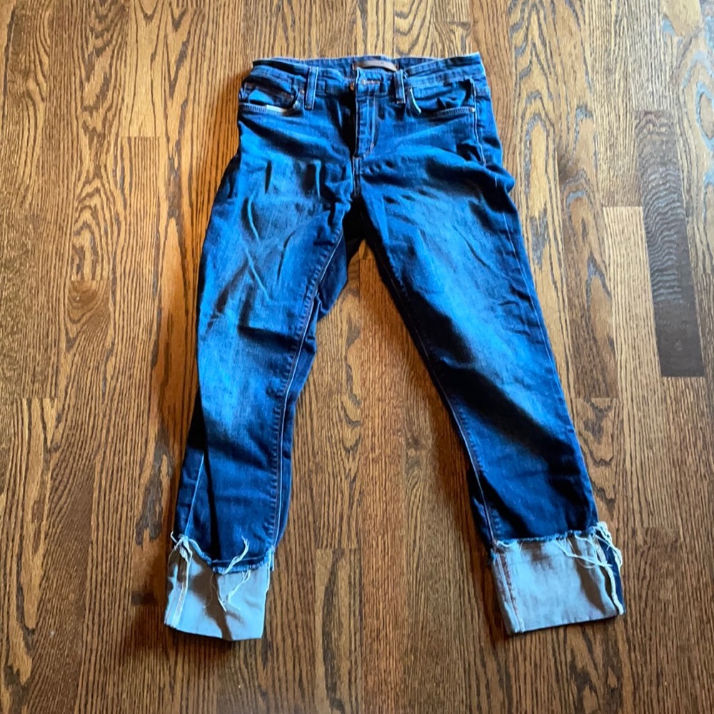 Joe’s relaxed skinny crop jeans! Super comfy!